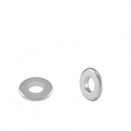 Abalorios met&aacute;licos DQ anillo separador 9mm Plata vieja (sin n&iacute;quel)