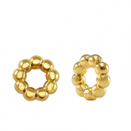 Abalorios met&aacute;licos DQ anillo separador Bali 9mm Dorado (sin n&iacute;quel)