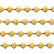 Fornituras Acero Inox cadena jasseron conchas Dorado