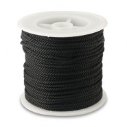 Cordón trendy 2mm Negro