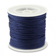 Cord&oacute;n trendy 2mm Azul oscuro