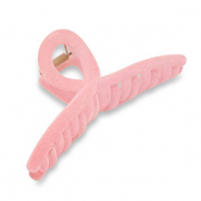 Accesorios pinza para el pelo terciopelo Rosa