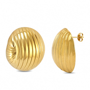 Pendientes Acero Inox Dorado