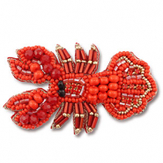 Broches langosta Rojo-dorado