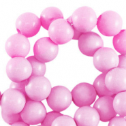 Abalorios acrílicos 8 mm brillante Rosa claro