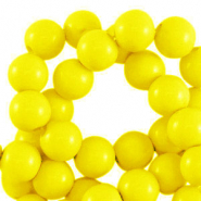 Abalorios acrílicos 8 mm brillante Amarillo