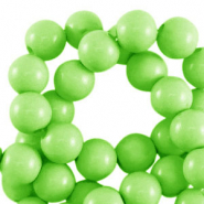 Abalorios acrílicos 6 mm brillante Verde claro