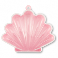 Expositor de joyer&iacute;a caja de almacenamiento conchas Transparente-rosado