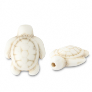 Abalorios de cerámica tortuga Blancuzco