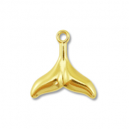Colgantes Acero Inox aleta Dorado