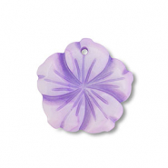 Colgante conchas flor Púrpura