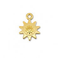 Colgantes met&aacute;licos DQ sol Dorado (sin n&iacute;quel)