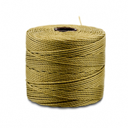 Hilo nylon S-Lon 0.5mm Verde oliva dorado