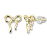 Metal TQ lat&oacute;n pendiente lazo Dorado