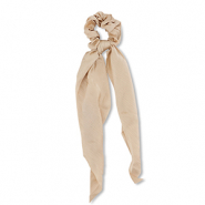 Coleteros para pelo con lazo Marr&oacute;n beige