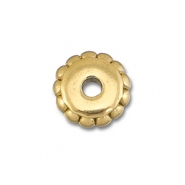 Abalorios Acero Inox separador 6mm Dorado
