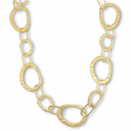 Cadenas llamativas óvalo Dorado