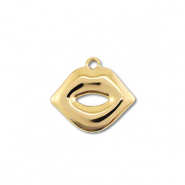 Colgantes Acero Inox kiss Dorado