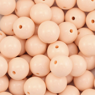 DQ Abalorios acr&iacute;licos 14 mm Melocot&oacute;n desnudo