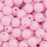 DQ Abalorios acr&iacute;licos 10 mm Rosa claro