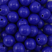 DQ Abalorios acr&iacute;licos 16 mm Azul oscuro