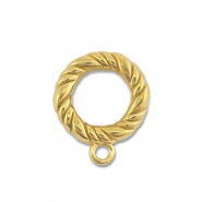 Fornituras Acero Inox anillos con anilla Dorado