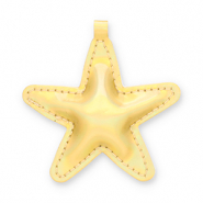 Colgantes llamativos estrella Dorado holográfico