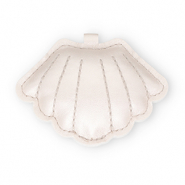 Colgantes llamativos concha Blanco marfil