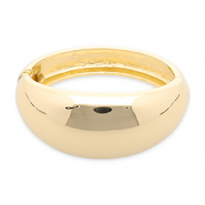 Pulseras met&aacute;licas Dorado
