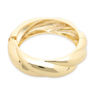 Pulseras met&aacute;licas Dorado