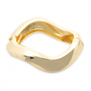 Pulseras met&aacute;licas Dorado