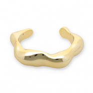 Pulseras bangle de resina Dorado