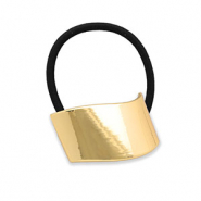 Accesorios para el pelo Coleteros para pelo con metálico Dorado-negro