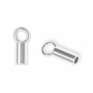 Fornituras met&aacute;licos DQ Eco-brass&reg; terminal Plateado vieja (sin n&iacute;quel)