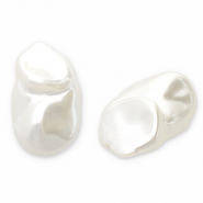 Imitaci&oacute;n de perlas de agua dulce Blanco