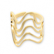Anillos Acero Inox Dorado