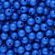 Abalorios acr&iacute;licos 8 mm brillante Azul