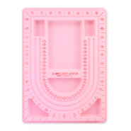 BY31&reg; tablero de enfilado de joyas Rosado 8+2