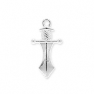 Colgantes Acero Inox daga Plateado