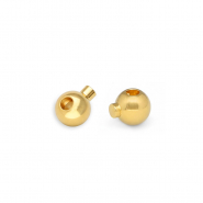 Fornituras met&aacute;licos DQ Eco-brass&reg; chafas redondos Dorado (sin n&iacute;quel)