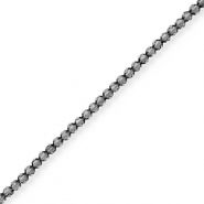 Abalorios faceteados Gris