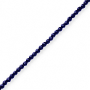 Abalorios faceteados Azul marino