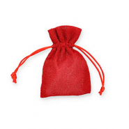 Bolso de joyer&iacute;a con glitter Rojo