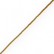 Abalorios Hematita rondeles Dorado