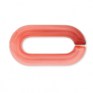Cadena acr&iacute;lica de 20 mm con eslabones sueltos Rojo coral