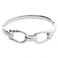 Pulseras Acero Inox Plateado