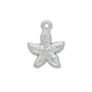 Colgantes Acero Inox estrella de mar Plateado