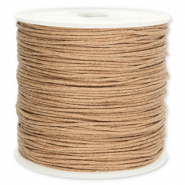 Cord&oacute;n encerado 1mm Beige arena