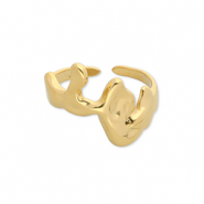 Anillos Acero Inox Dorado
