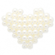 Colgantes llamativos corazón Blanco